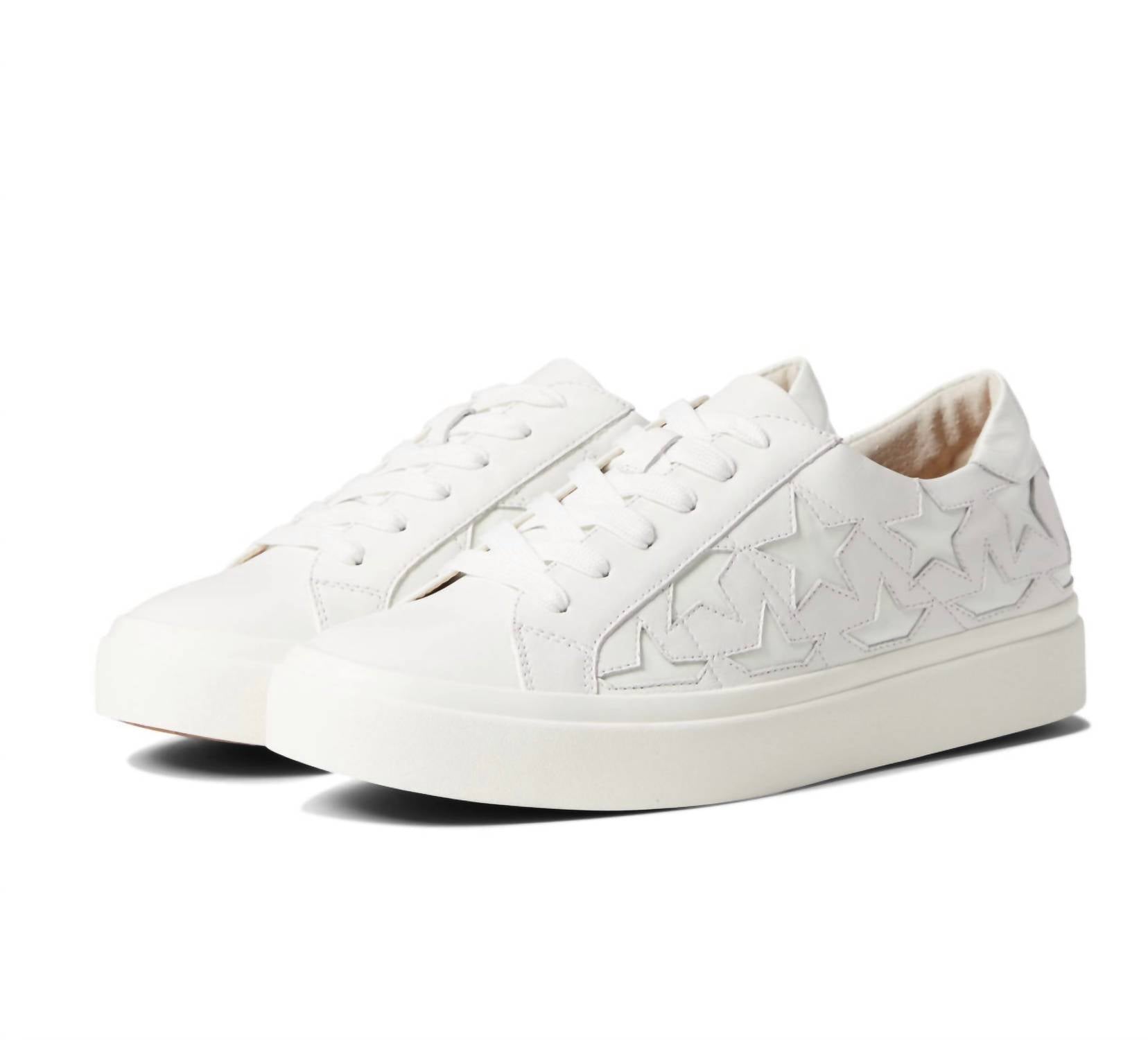 Женские кроссовки Yolen Star из белой наппы VANELi