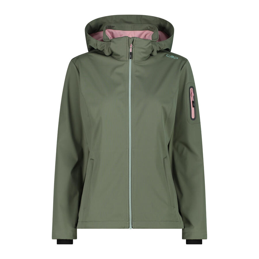 

Женская куртка софтшелл CMP, женская куртка с капюшоном и застежкой-молнией 39A5016