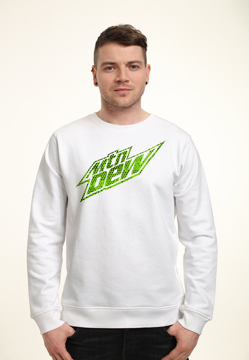 

Толстовка MOUNTAIN DEW SPECKLED Henry Tiger, белый