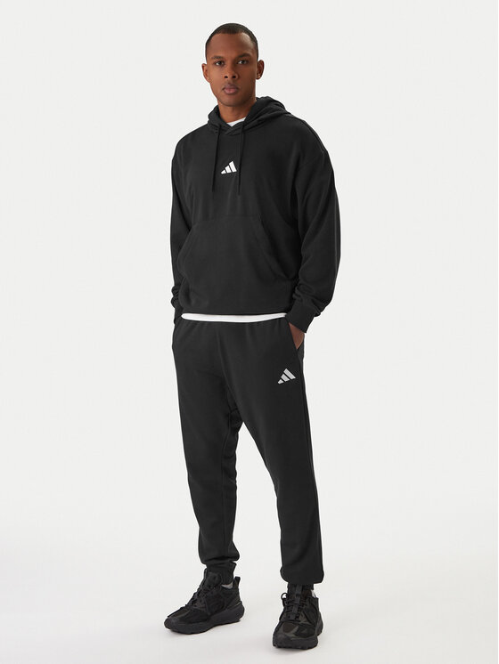 Спортивные брюки regular fit Essentials Feel Cozy JE3854 Adidas, черный — фото 2