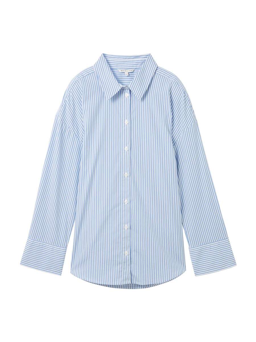 

Рубашка TOM TAILOR DENIM Blouse, светло-синий
