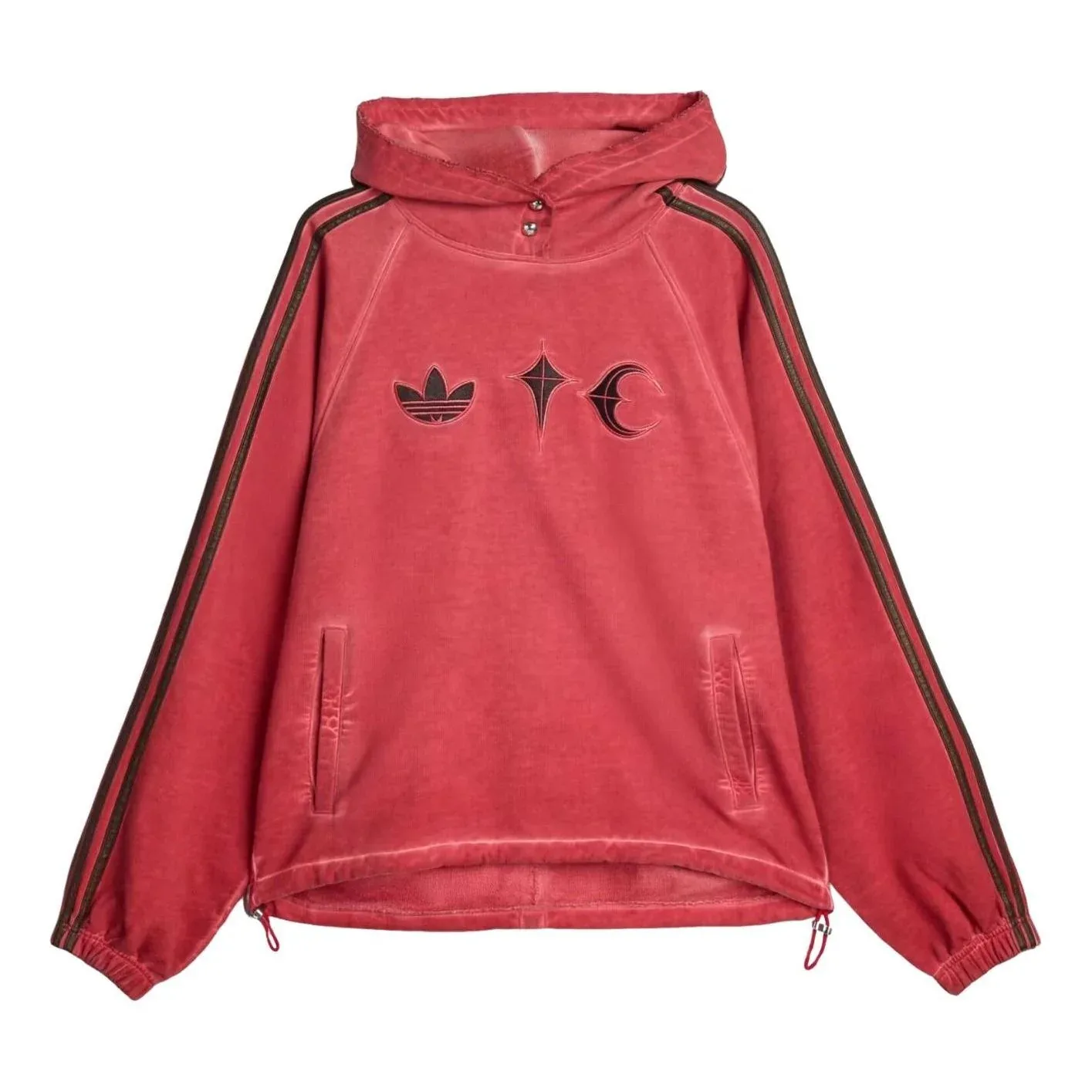 Толстовка Adidas x Thug Club, азиатский размер, цвет 'Power Red'