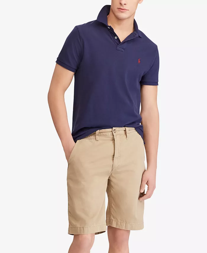 Мужские шорты Relaxed Fit Twill длиной 10 дюймов Polo Ralph Lauren, коричневый/бежевый — фото 3