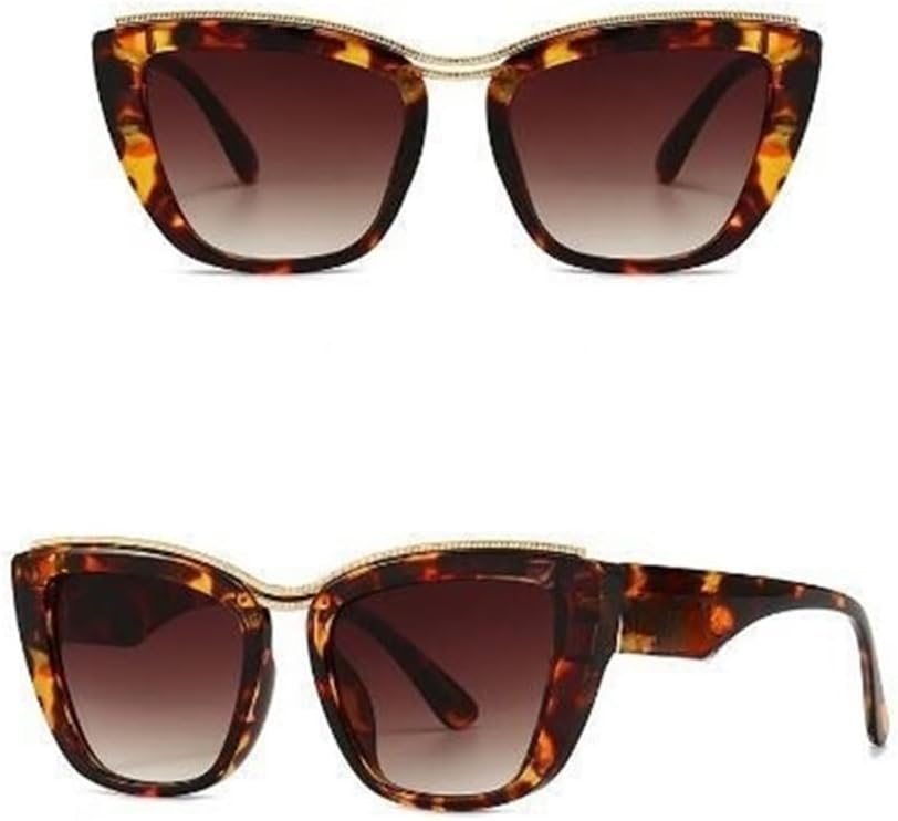 

Круглые солнцезащитные очки «кошачий глаз» для женщин и мужчин, ретро-очки овальной формы, солнцезащитные очки «кошачий глаз» с защитой от УФ-излучения UV400 LANGSER, Multi