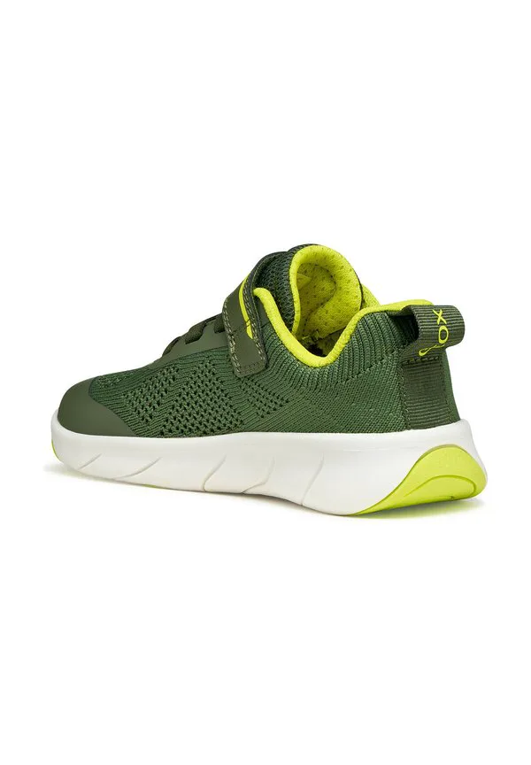 Детские кроссовки barefootrun Geox, Military Lime — фото 4