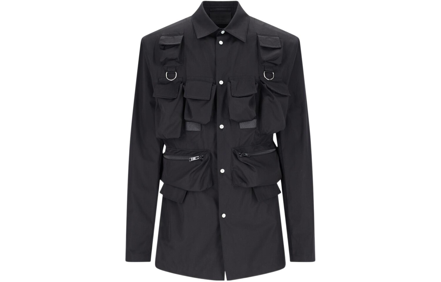 

Рубашка мужская черная Prada, черный