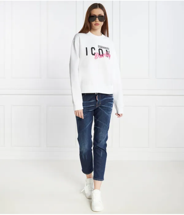 Джинсы для крутых девчонок Slim fit Dsquared2, синий — фото 2