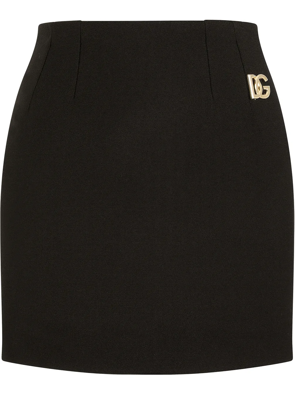 

Юбка мини с логотипом DOLCE & GABBANA, черный