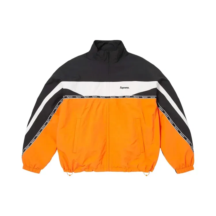 Спортивная куртка с логотипом Supreme, оранжевый