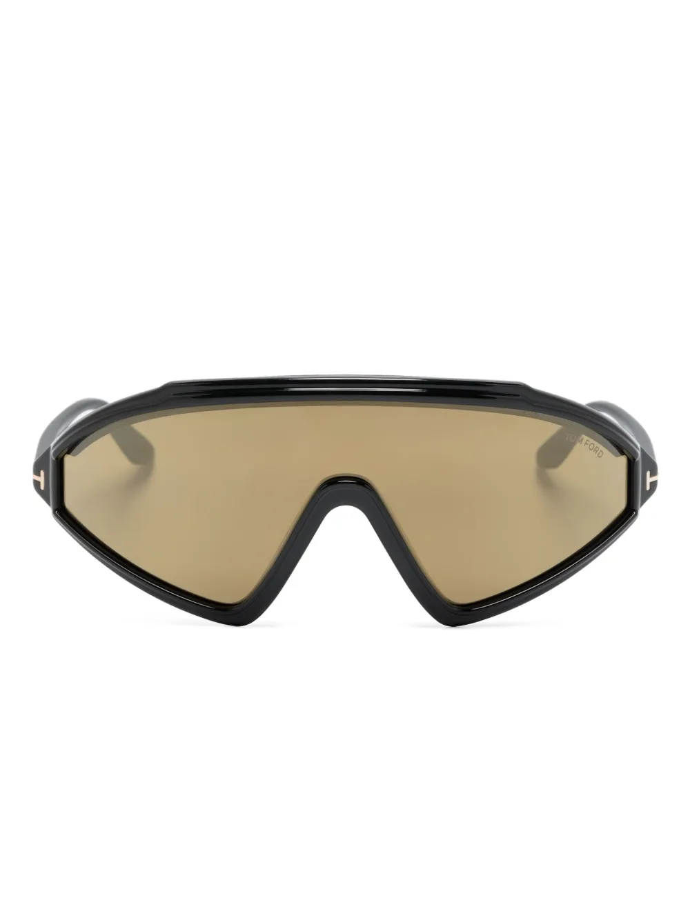 

Солнцезащитные очки-маска Lorna TOM FORD Eyewear, черный