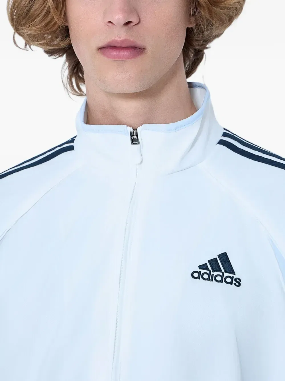 Куртка Adicolor Teamgeist adidas, белый — фото 4