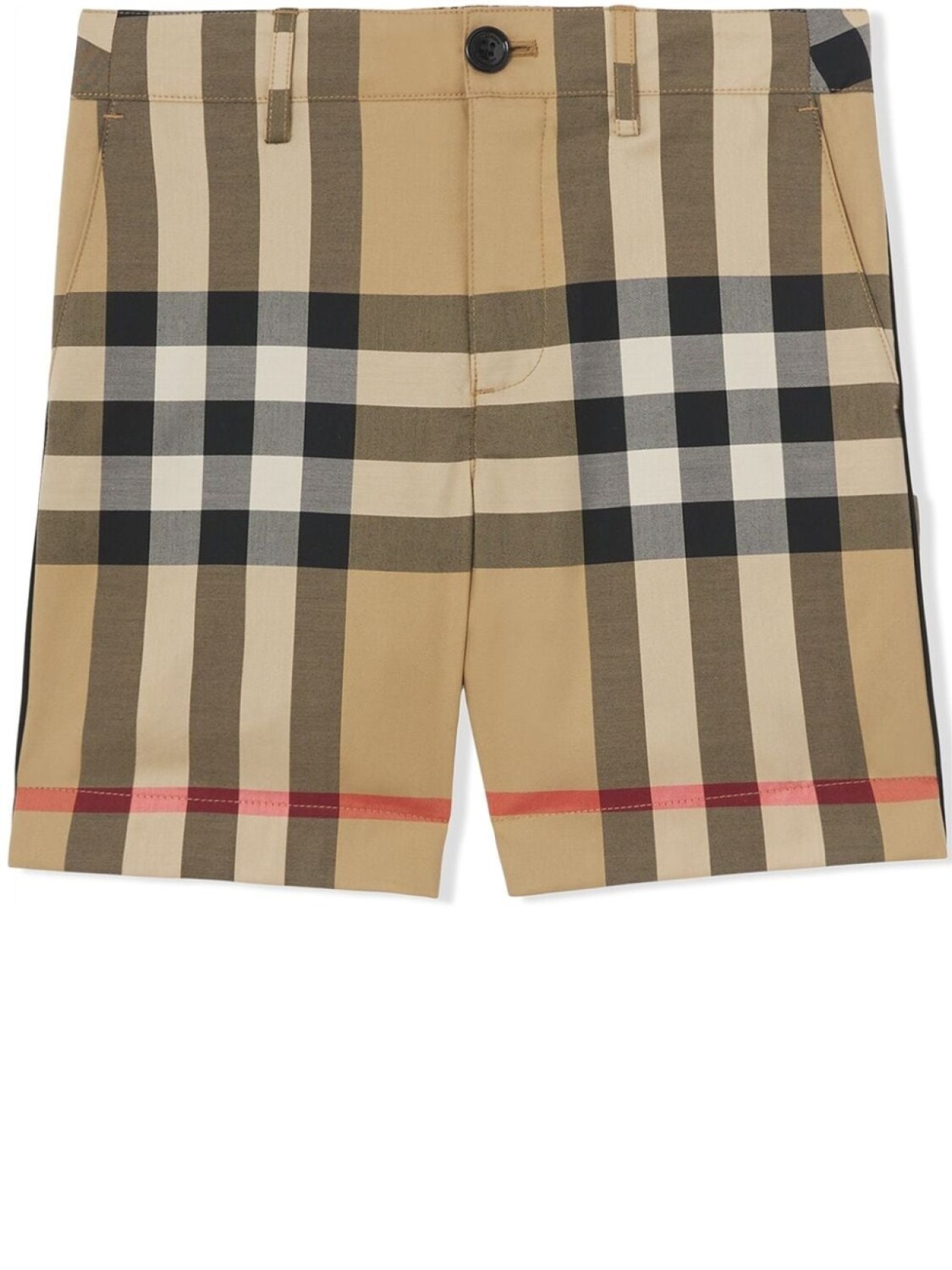 

Burberry Kids шорты в клетку, коричневый