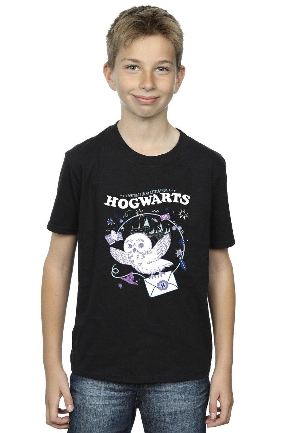 

Футболка «Письмо совы из Хогвартса» Harry Potter, черный