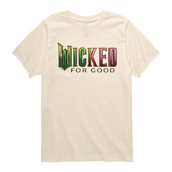 

Футболка с принтом Wicked for Good для мальчиков 8-20 Licensed Character, Cream