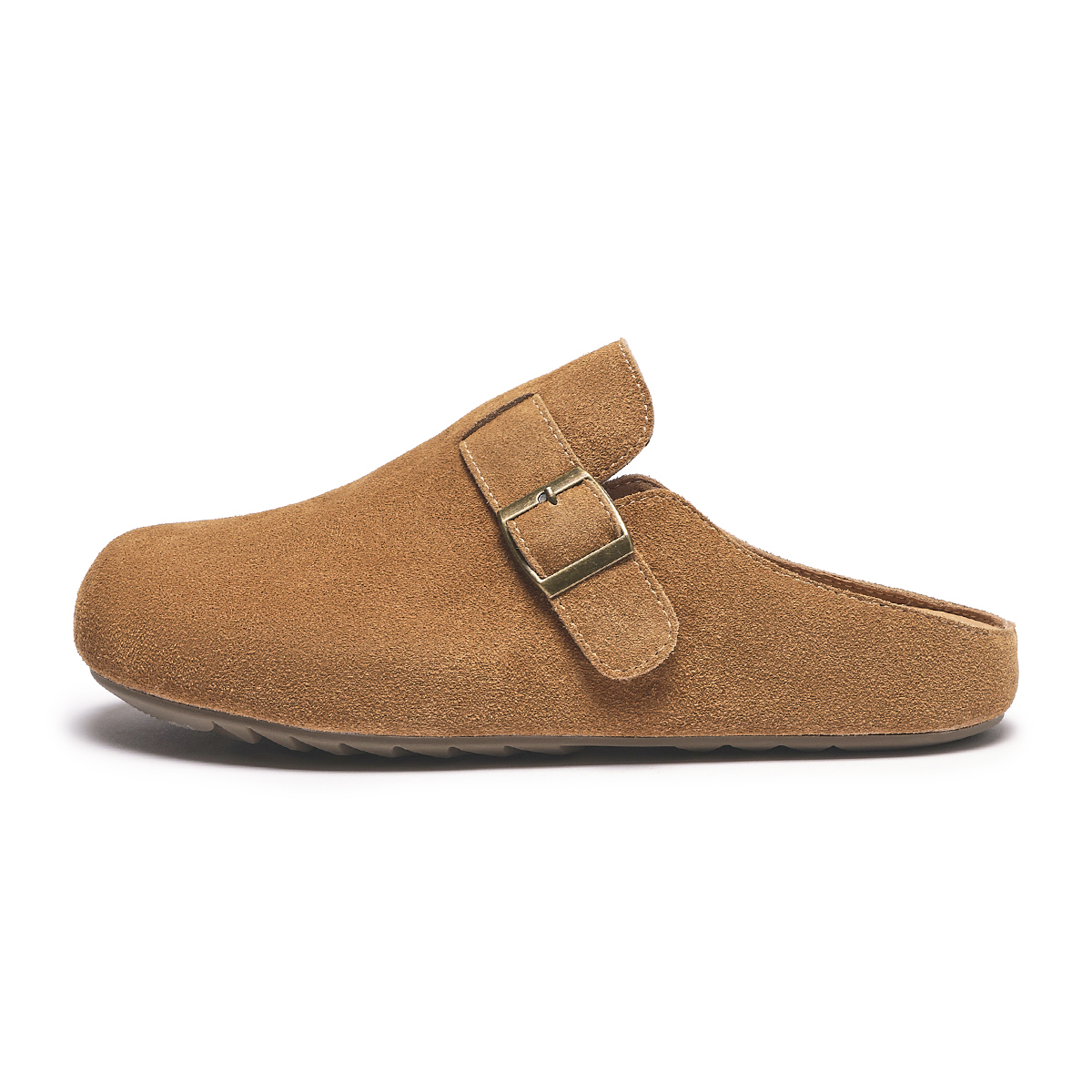 

Hotwind Мужские противоскользящие тапочки с закрытым носком на резиновой подошве - 09 серый, цвет 09 Gray