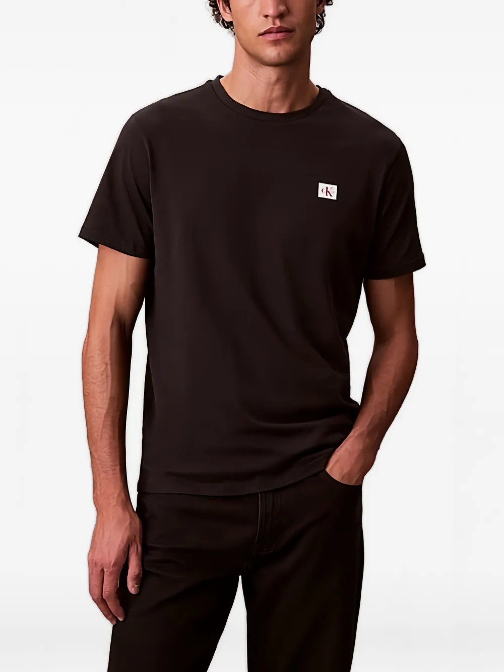 

Футболка с логотипом Calvin Klein, черный