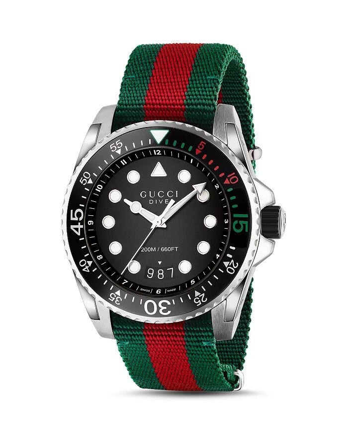 

Часы для дайвинга Gucci, 45 мм, мультиколор