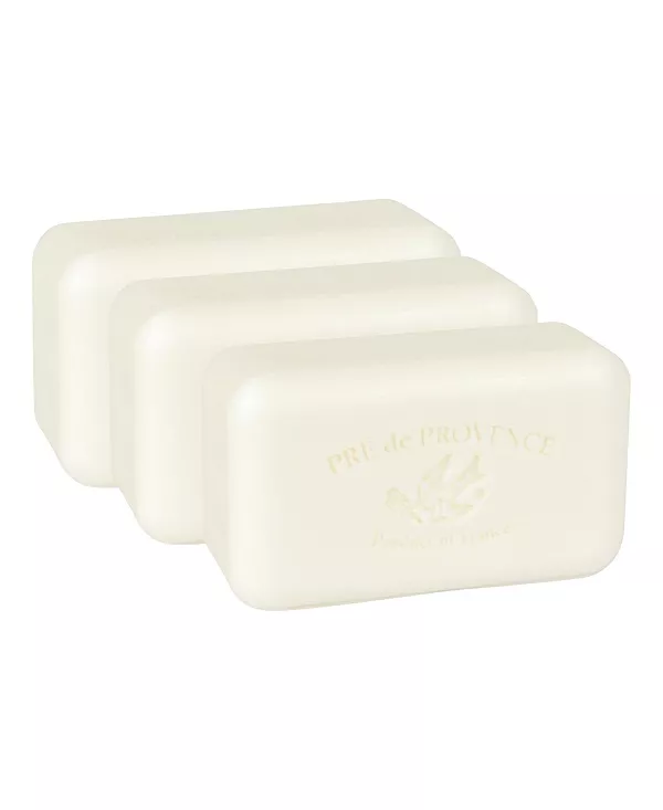 

Увлажняющее французское мыло Pre de Provence, 150 г, четырехкратное измельчение, стойкая, увлажняющая, богатая, кремообразная пена (набор из 3 шт.) European Soaps, milk