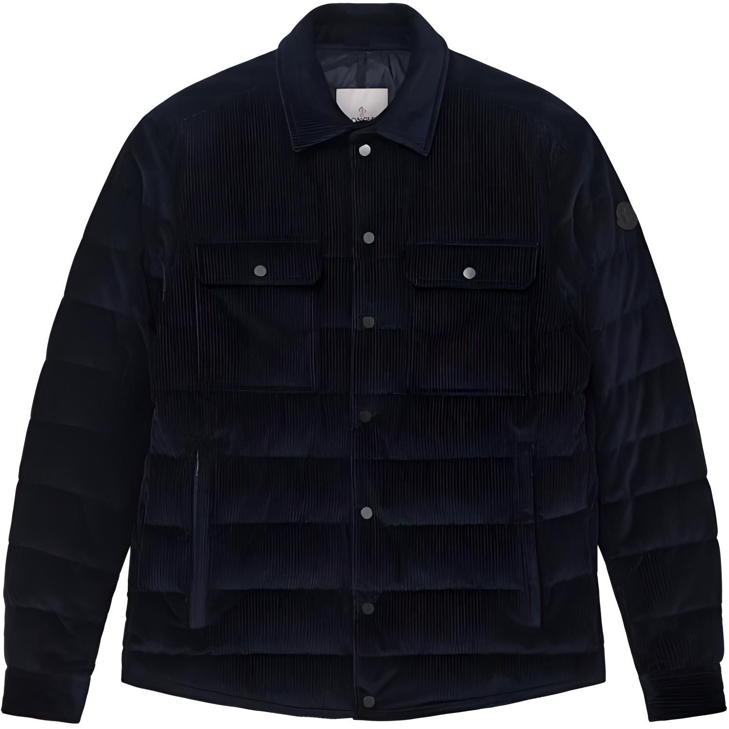 

Gasserhof Утепленная рубашка из вельвета Moncler, Морской синий