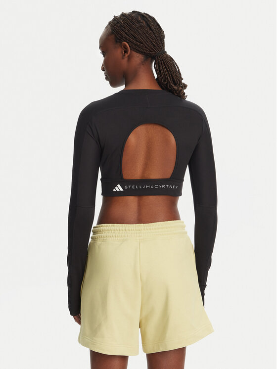 Техническая футболка облегающего кроя Stella McCartney TrueStrength IW3859 Adidas By Stella Mccartney, черный — фото 3