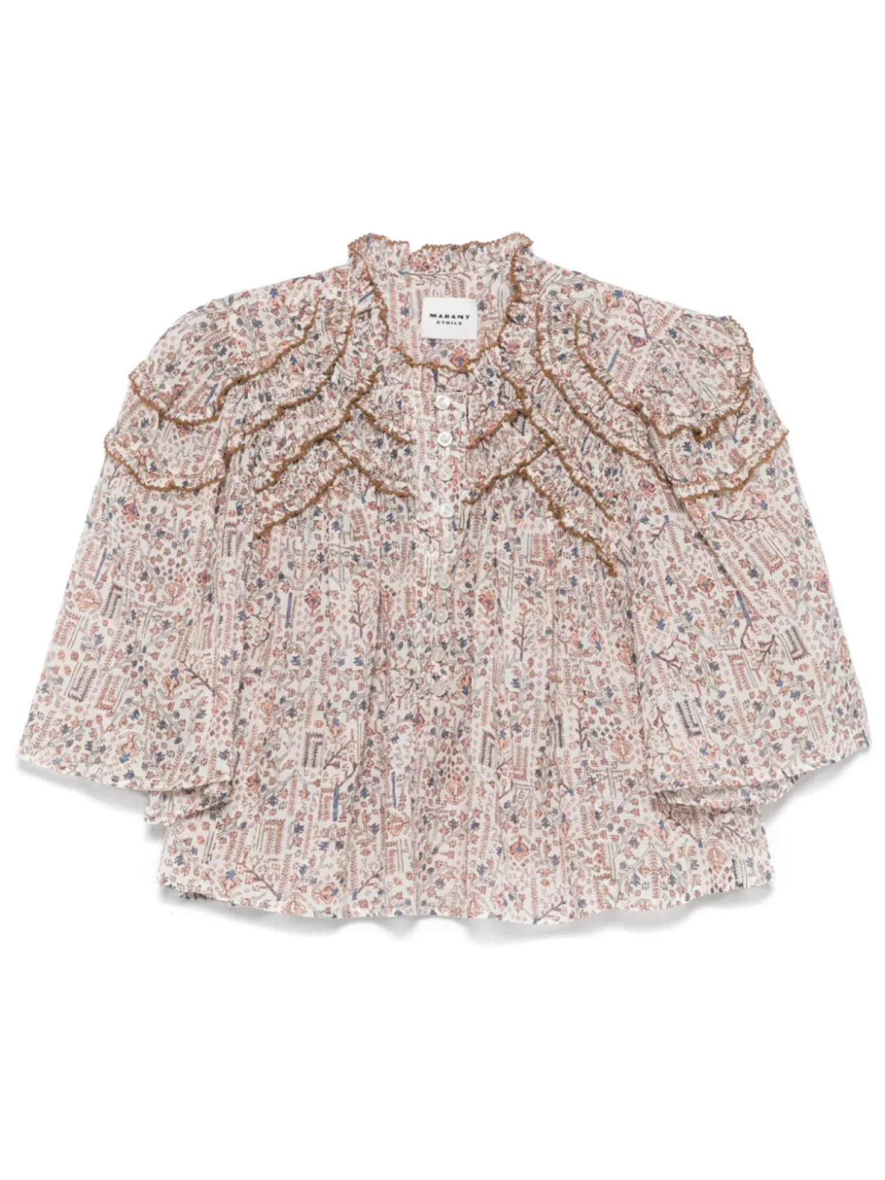 

MARANT ÉTOILE блузка Carmen, нейтральный