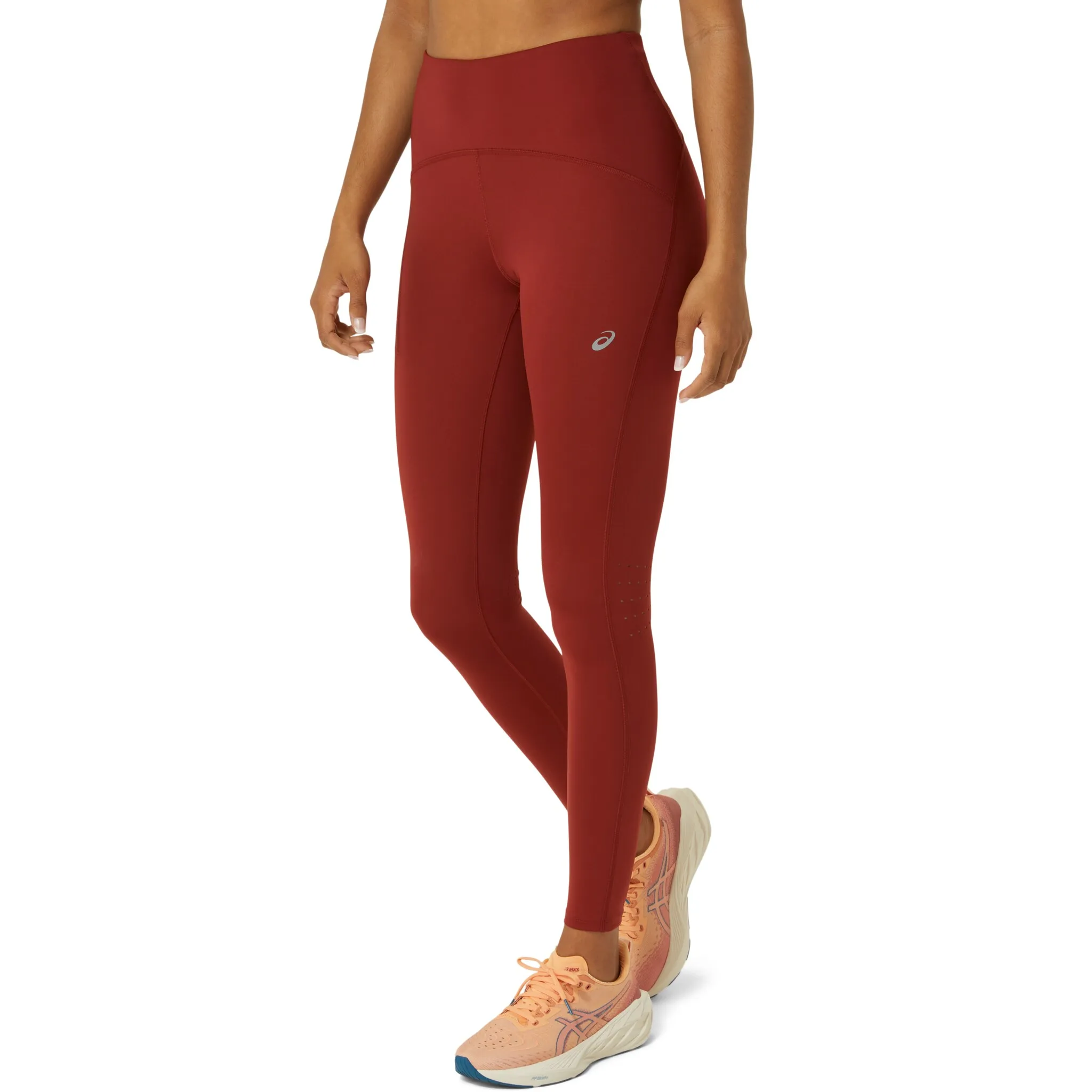 

Беговые брюки Asics "ROAD HIGH WAIST TIGHT", красный