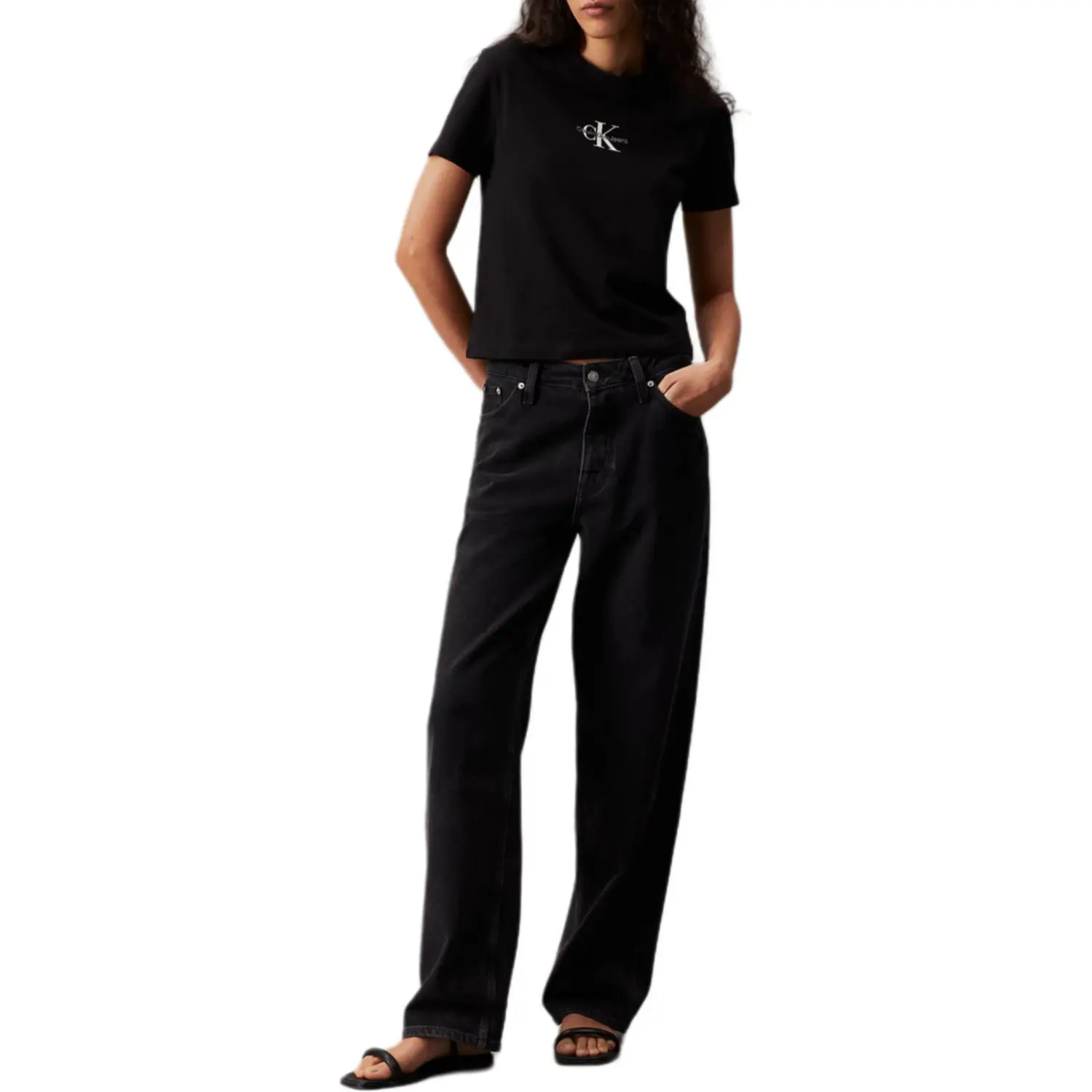 Calvin Klein Футболка Women's Black Europe Version — фото 3