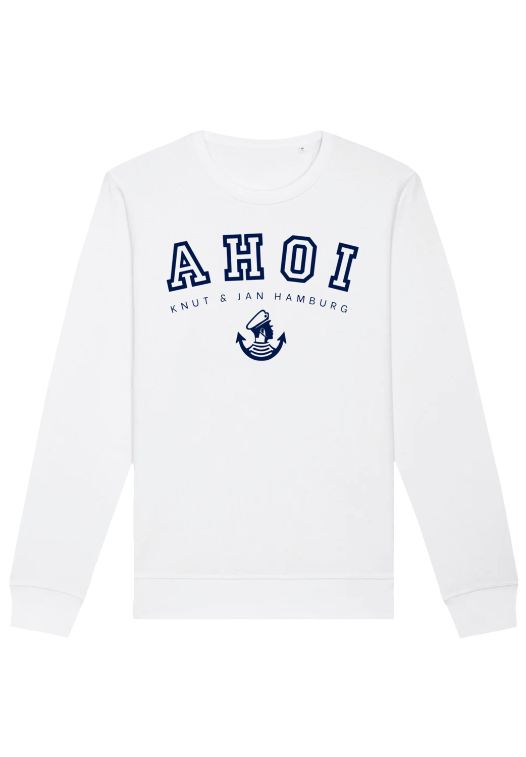 

Толстовка F4NT4STIC Unisex Ahoi Knut & Jan Hamburg, белый