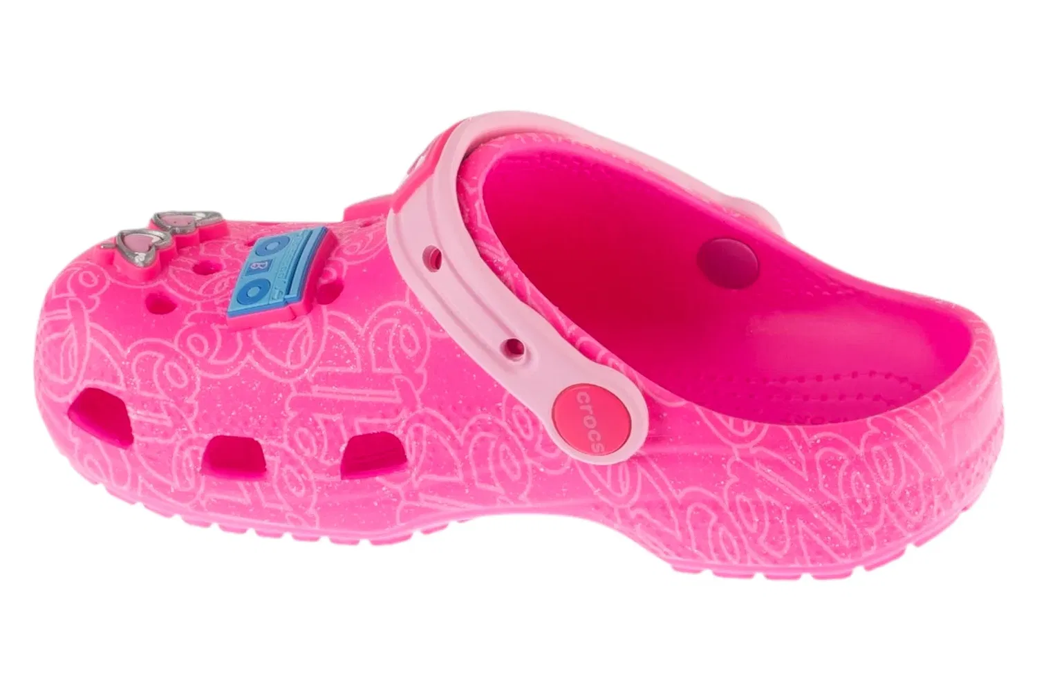 Тапочки для купания розовые Crocs — фото 2