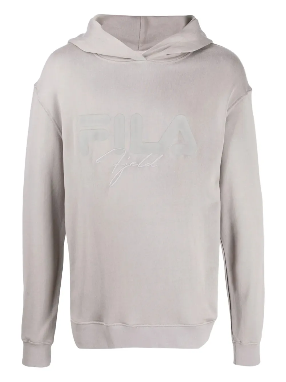 

Худи с вышитым логотипом Fila, серый