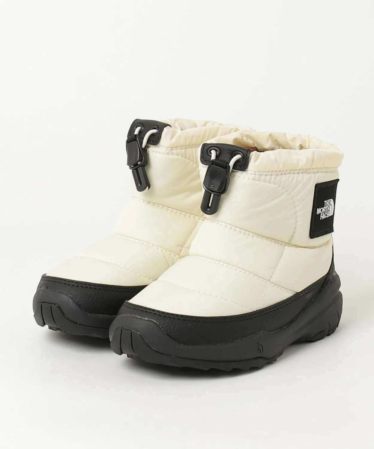 Зимние ботинки The North Face Nuptse Bootie Logo Short для детей, тёплые, белые