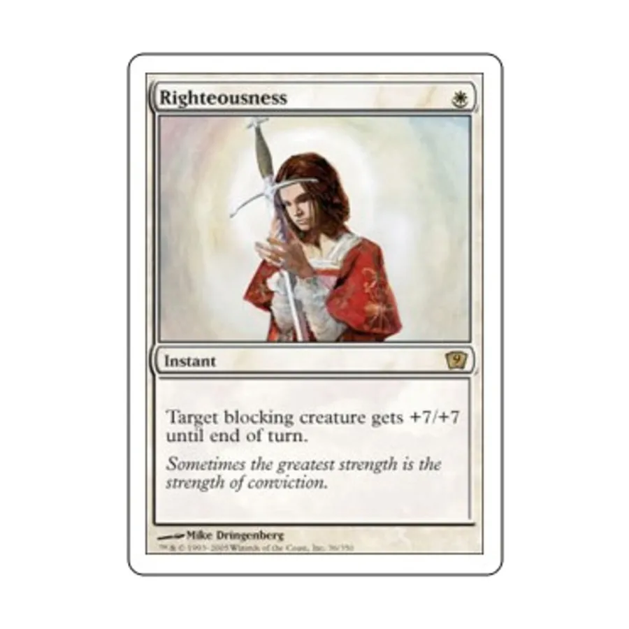 

CCG Праведность (R), MTG - 9th Edition