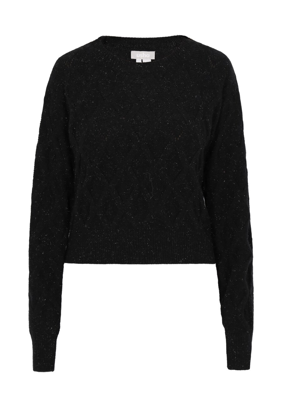 

Тонкий вязаный свитер Usha Sweater, черный