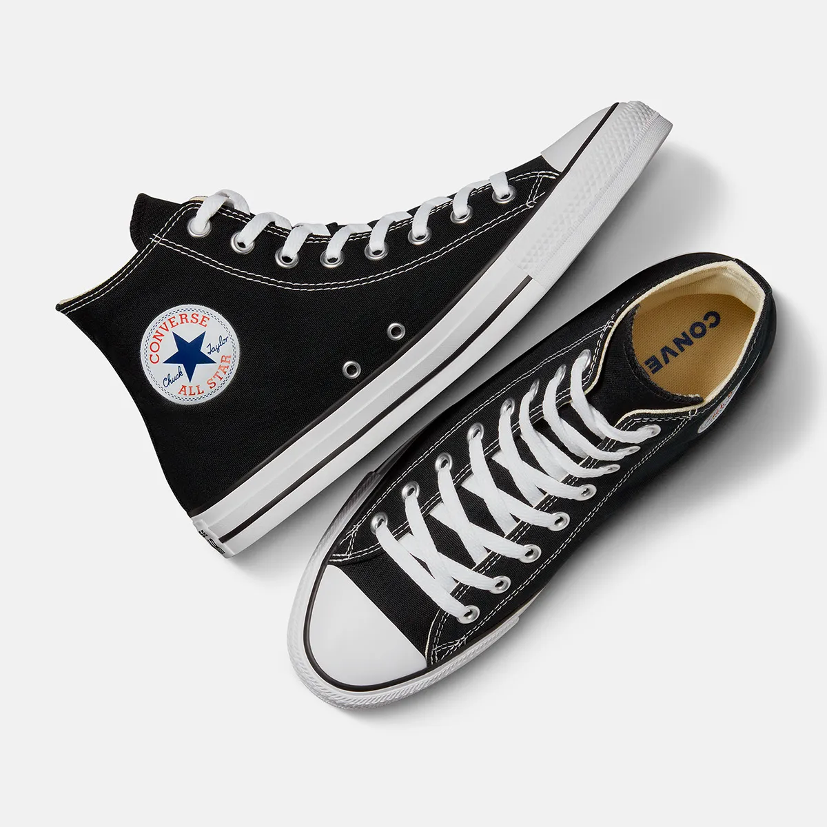 Повседневные кеды унисекс Chuck Taylor All Star высокие парусиновые Converse, черный — фото 3
