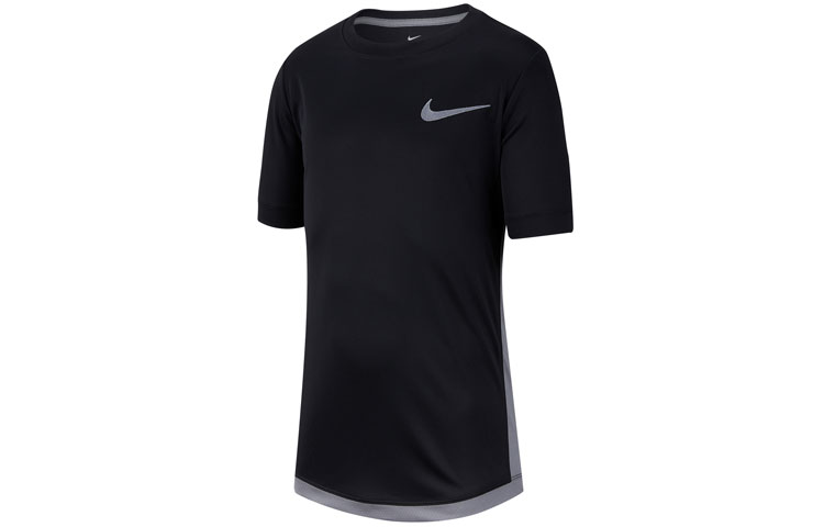 

Детская футболка Nike, черно-серая