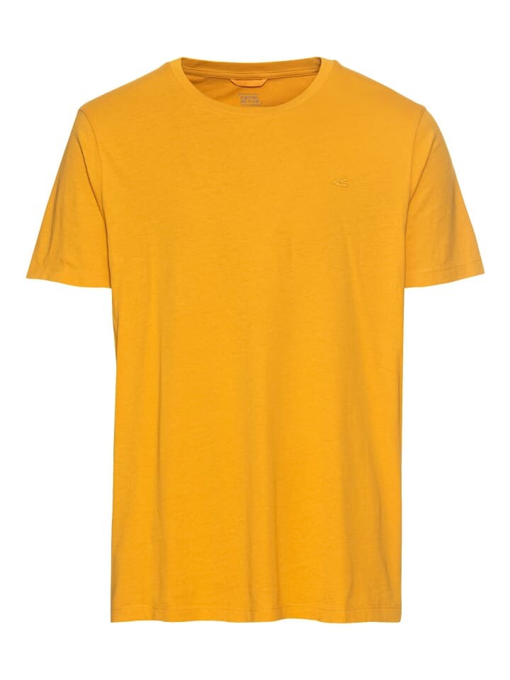 

Футболка Camel Active aus Organic Cotton, желтый