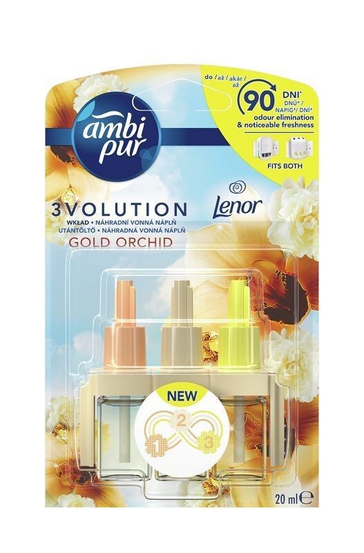 

Картридж освежителя воздуха Ambi Pur 3Volution Gold Orchid, 20 мл