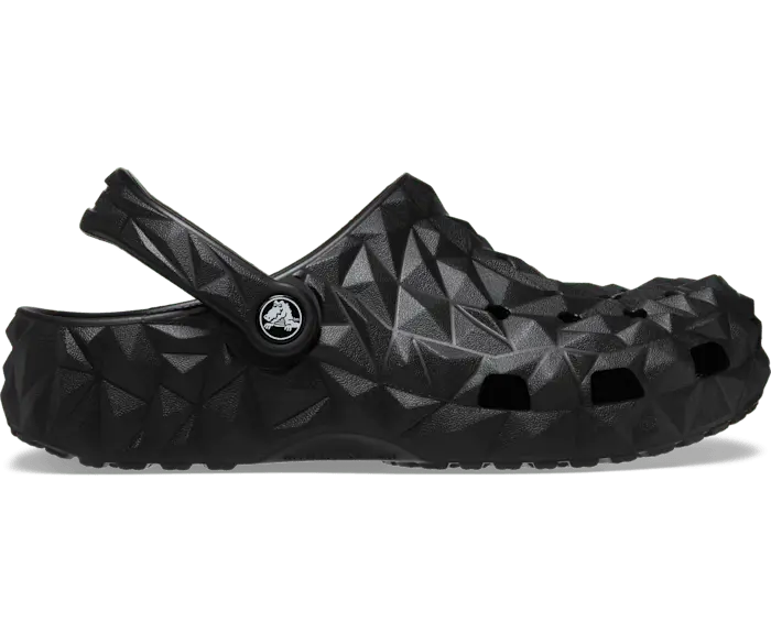 

Классические сабо с геометрическим рисунком Crocs женские, цвет Black