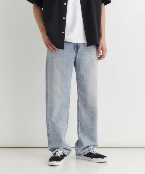 【Levi's】565 Свободные прямые джинсы (винтажный стиль / свободный деним / градиентный цвет)