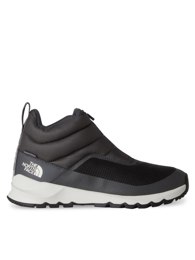 Женские зимние сапоги The North Face Thermoball короткие с передней молнией, серый