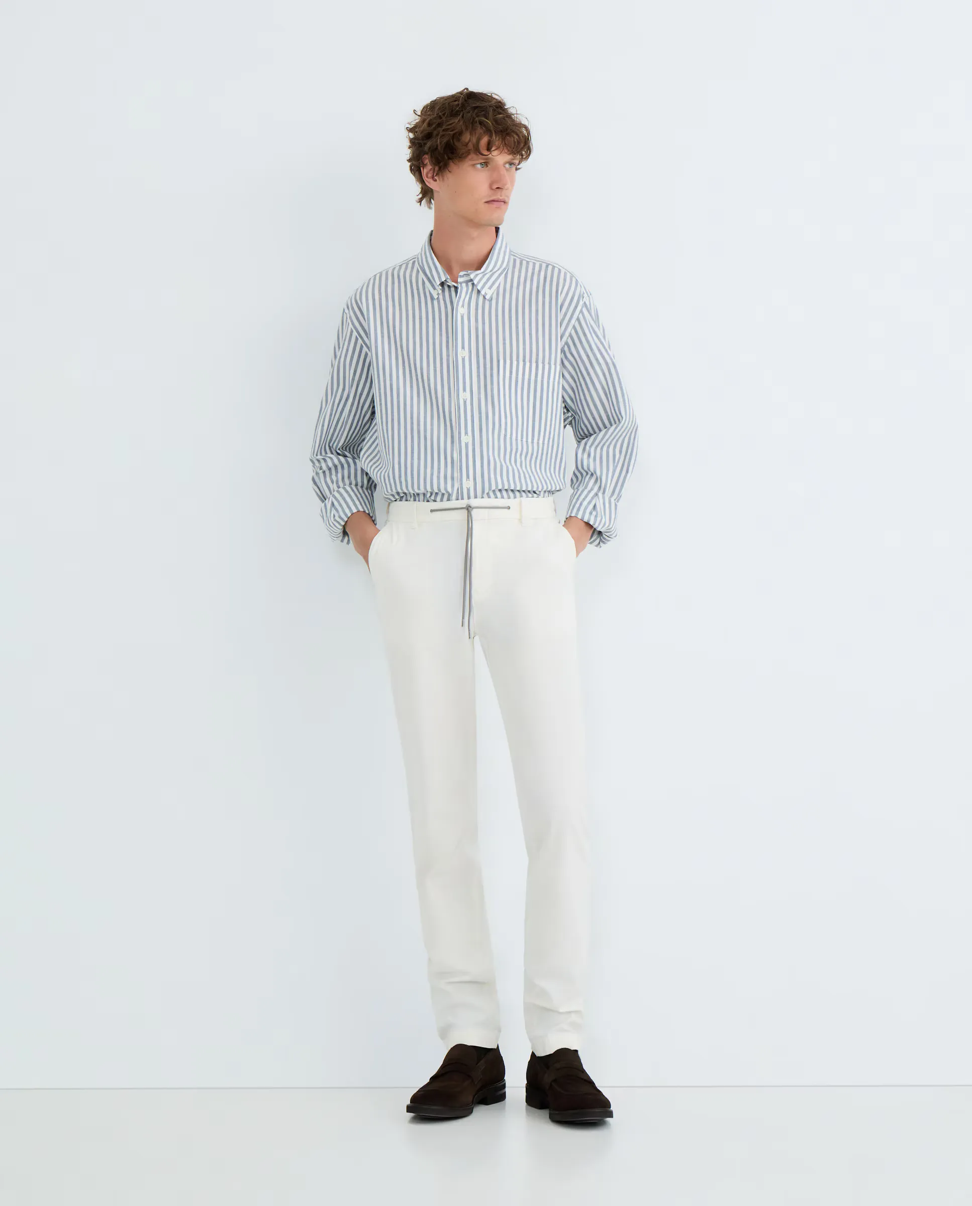 

Мужские льняные брюки Weekend Pierre Cardin, белый