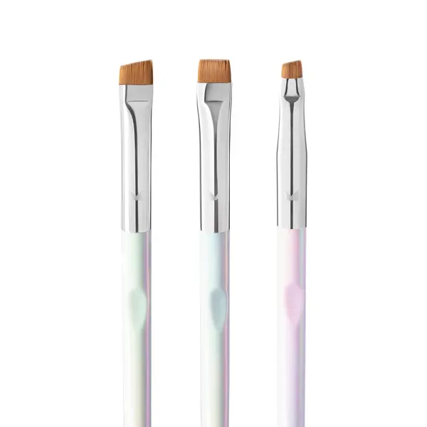 Набор из 3 точных кистей для бровей, 1 упаковка. Many Beauty Pimp my brushes x — фото 3