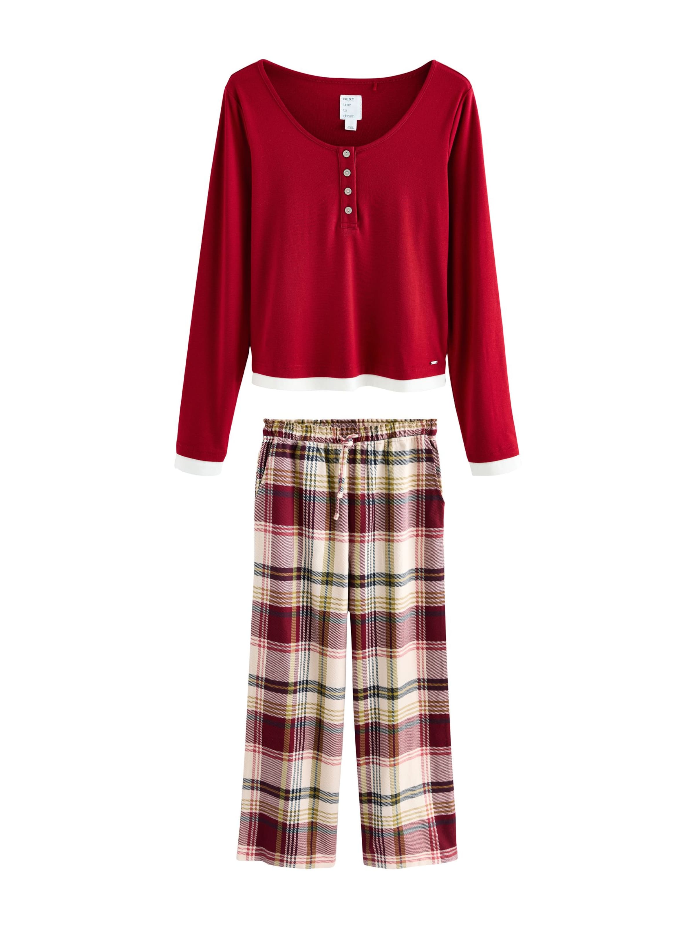 Next Пижама в цвете Wine Red, Cherry Red
