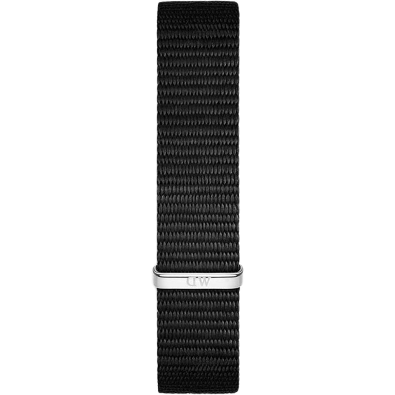 

Ремешок Daniel Wellington совместимый с Dw материал Canvas 12 18MM текстурированный ремешок DW/DanielWellington, 12mm-s-черный