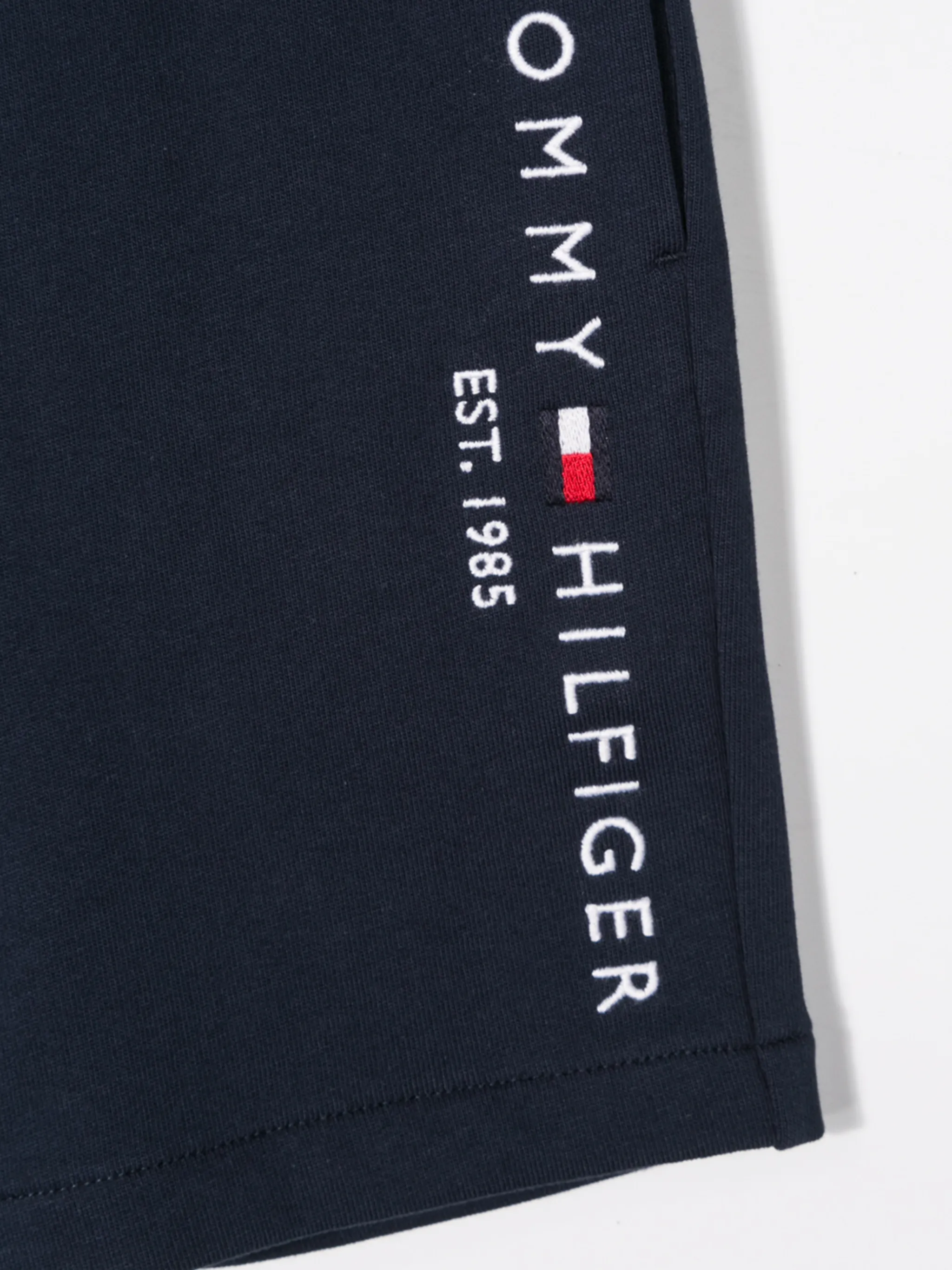 Шорты с вышитым логотипом Tommy Hilfiger Junior, синий — фото 3