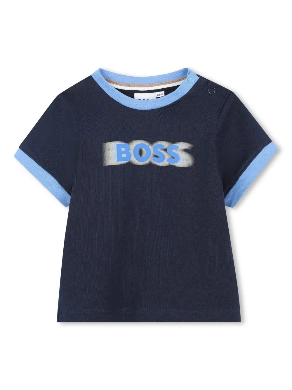 

Футболка с логотипом BOSS Kidswear, синий
