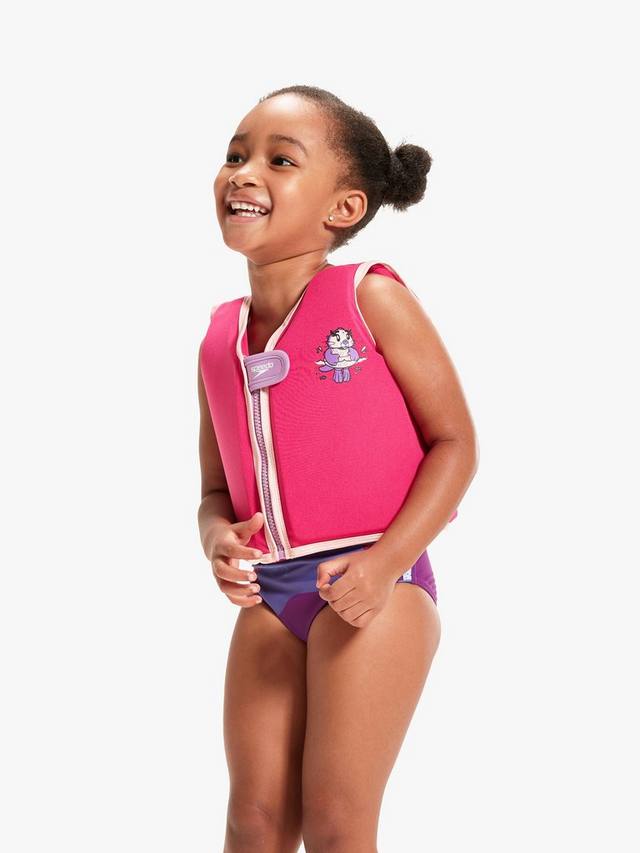 Детский плавающий жилет из морской выдры Speedo, цвет Cherry Pink — фото 3