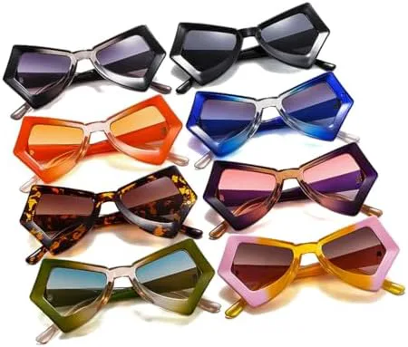 

Солнцезащитные очки Retro Polygon 2027 для женщин, градиентные оттенки, защита от УФ-излучения UV400, солнцезащитные очки для мужчин MTZJH, Orange Orange