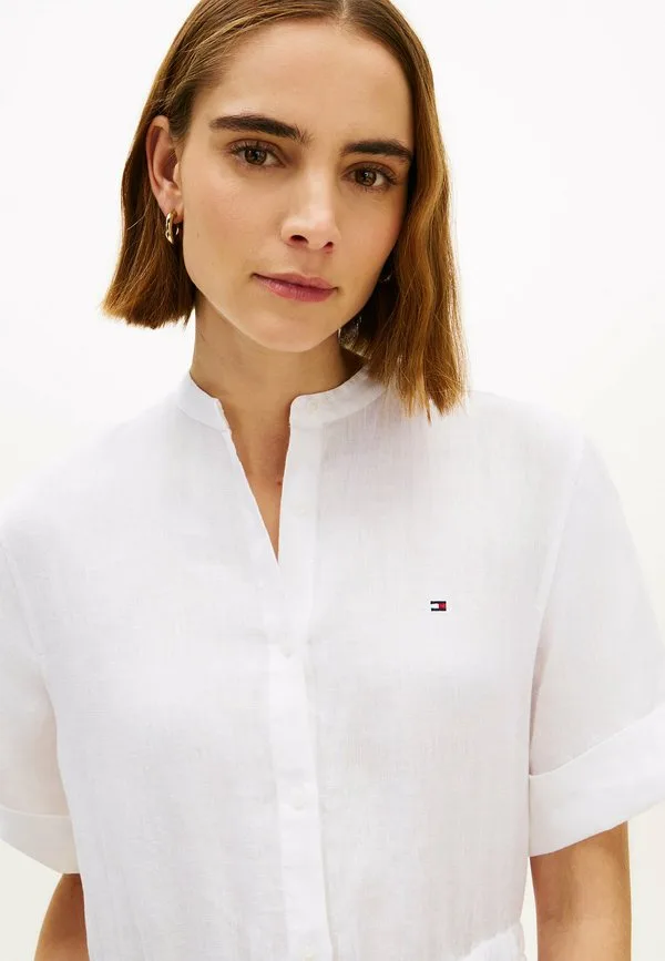 Платье-Рубашка Tommy Hilfiger, Optic White — фото 3