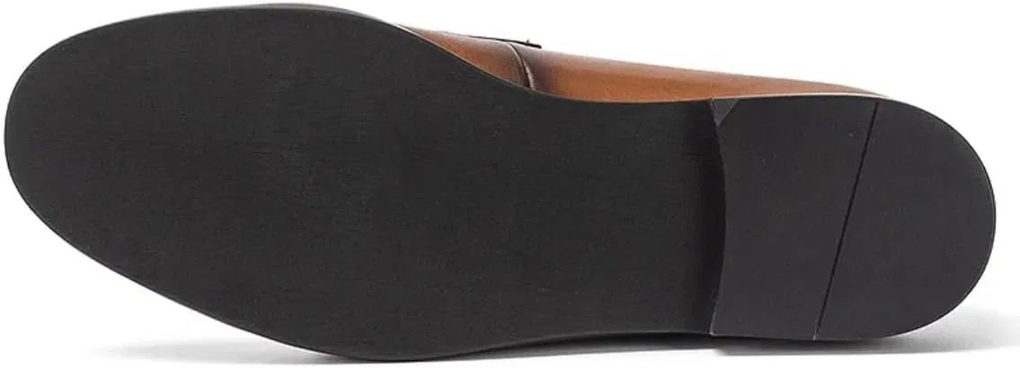 Лоферы кожаные Loafers Brown Waillynice — фото 3